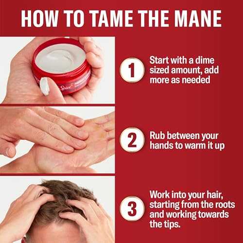 Old Spice Fiji Pomade for Men, Loose Hold, Low Shine, Men's Hair Styling, 2.22 Oz