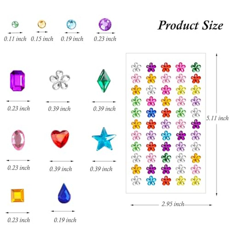 8 Sheets | St Patricks Day Temporary Face Tattoos - Clover Rainbow Butterfly Designs ? Easy Apply Face Stickers for Women School, Party & Parade