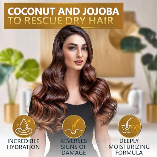 Coconut Shampoo & Conditioner Set - Sulfate & Paraben Free, Hydrating for Curly Hair - Variations of Coconut