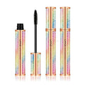 4D Silk Fiber Eyelash Mascara Waterproof - Thick Long Lasting Smudge-Proof Natural 4D Fiber Mascara, Curling Lashes Lengthening, All Day Exquisitely, Extra Long (Pack of 2)