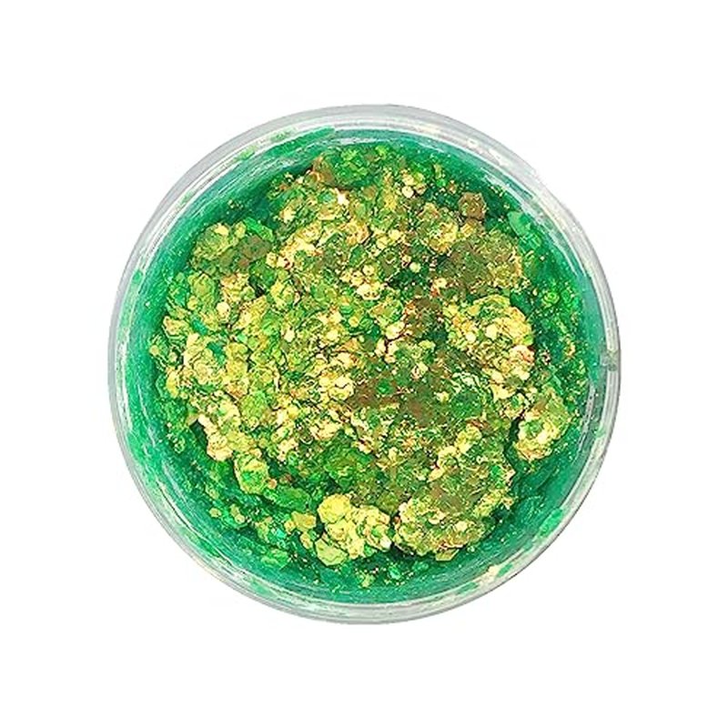 Mermaid Green - Color Shift Holographic Body Glitter Gel for Body, Face, Hair - Vegan & Cruelty Free - Electric Bliss Beauty (Green)