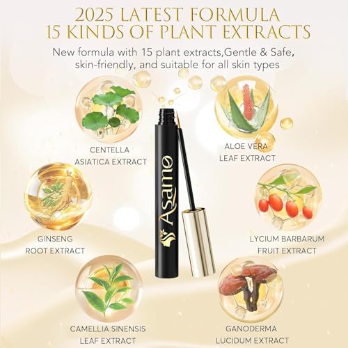 Eyelash Growth Serum ? 15 Plant Extracts for Longer Lashes, Natural Beauty Enhancement,eye lash serum growth(Titanium Frost)