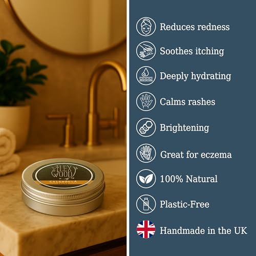 Calendula Skin Salve for Eczema Dry Itchy Skin Chapped Hands - 3.38 fl oz