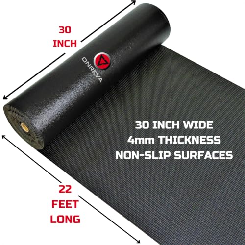 Heavy-Duty Tool Box Liner 30in x 22ft 4mm Thick Non-Slip Protective Mat for Drawers & Shelves