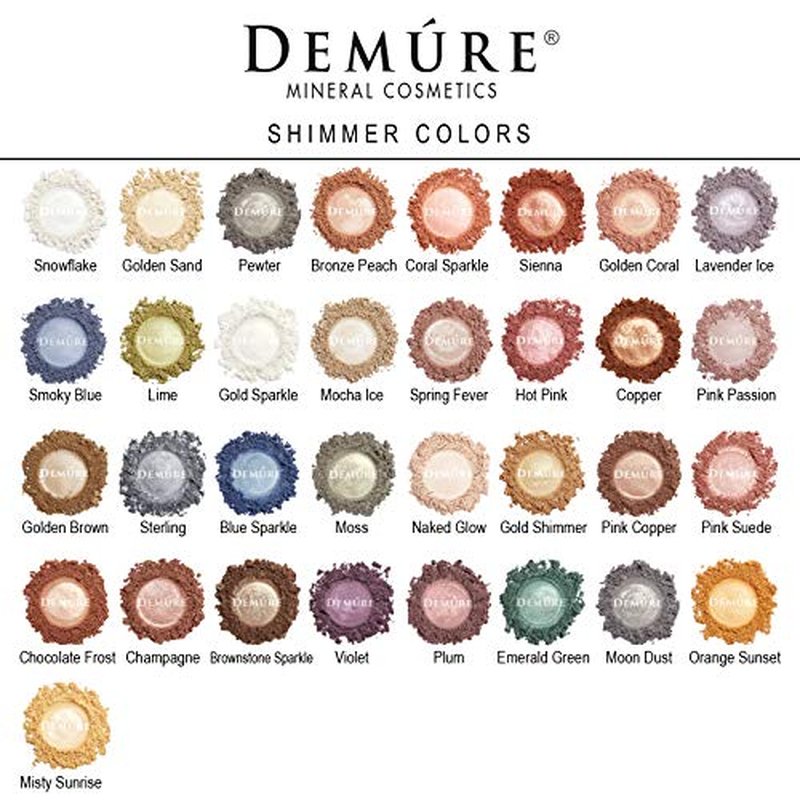Demure Mineral Make Up (Smoky Blue) Eye Shadow, Shimmer Eyeshadow, Loose Powder, Glitter Eyeshadow, Eye Makeup, Natural Makeup, Natural Eyeshadow, Professional Makeup