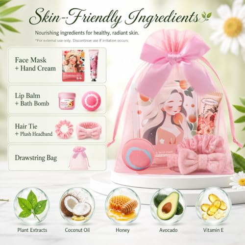 Dimore 130 Pcs Spa Party Supplies & Gifts Set for Girls & Women - Bulk Skincare & Favors