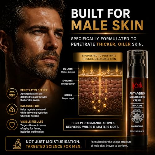 Men’s Anti-Aging Face and Neck Cream - Wrinkle & Firmness Serum for Men