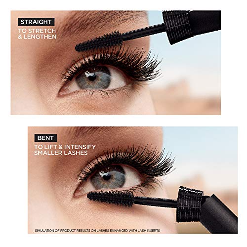 L¡¯Or?al Paris Makeup Unlimited Lash Lifting and Lengthening Washable Mascara, Blackest Black