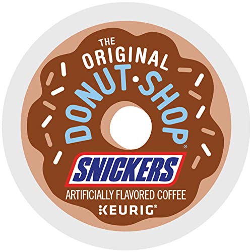 Snickers Flavored Coffee K-Cup Pods - 24 Count (4 Packs of 6) for Keurig