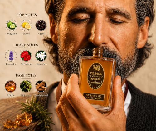 Beard Oil for Hair Growth & Conditioning - 1776 Scented Beard Oil