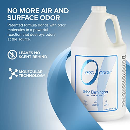 Zero Odor Multi-Purpose Odor Eliminator 128 oz - Fabric & Room Deodorizer