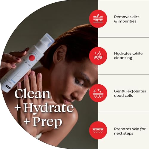 Gentle Facial Cleansing Gel with AHA & Hyaluronic Acid - 3.3 Fl Oz