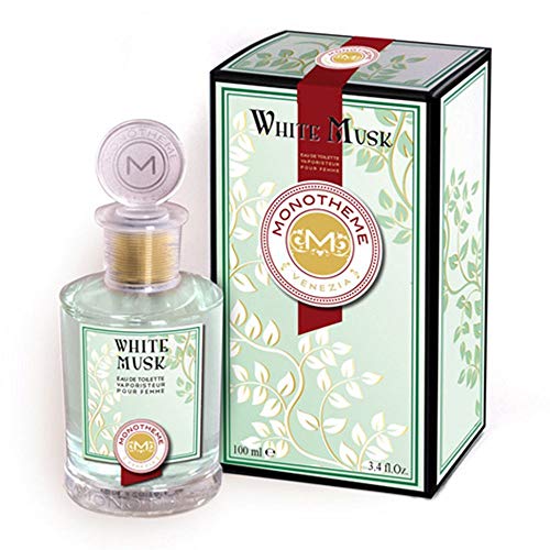 White Musk Perfume for Men 3.4oz - Woody Spicy Fragrance with Jasmine and Musk
