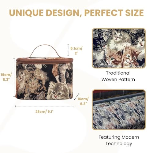 Cat Vanity Bag/Toiletry Case/Make-Up Bag - Available in 14 Designs
