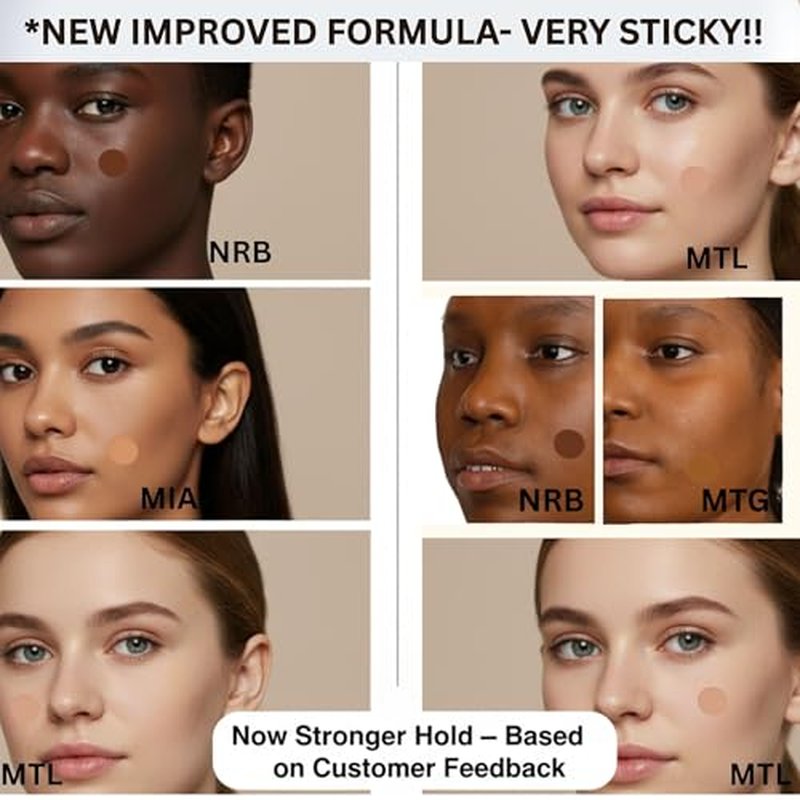 MATCHED Hydrocolloid Pimple Patches-Invisible Acne Patches for Face, 3 Sizes, 72-Count (1 Pack),Zit patches that match Skin tone for Daytime Use, for proactive acne treatment (NRB)