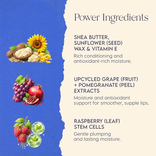 ier? Beauty Luminous pH Lip Balm, Moisturizing Vegan Tinted Lip Balm, 3-in-1 Soothing Lip Serum + Plumping Balm + pH Reactive Tint, Shea Butter & Vitamin E, Made in Italy - 0.088oz