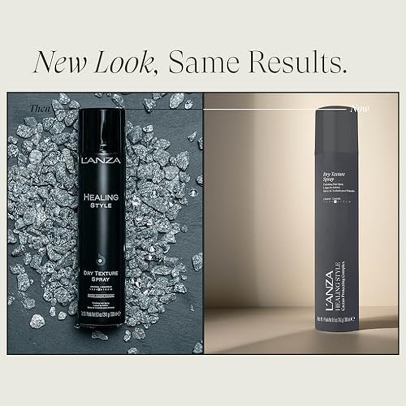 L'ANZA Healing Style Dry Texture Spray Dry Texture Sprays, Volumizing Hairspray, Touchable Fullness, Oil-Absorbing, Anti-Humidity, Color Safe Anti-Humidity Strengthening Care, Sulfate Free