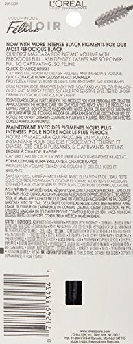 L'Oréal Paris Voluminous Feline Noir Washable Mascara - Blackest Noir 0.27 Fl Oz