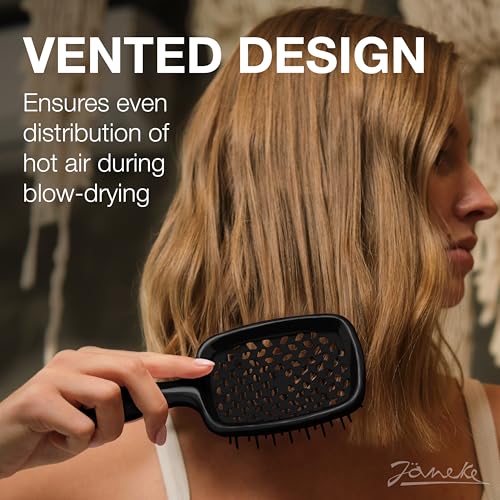 Vented Detangling Hair Brush for All Hair Types - Anti-Static, Heat-Resistant Styling Tool