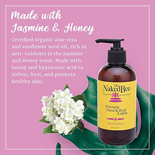 The Naked Bee Coconut & Honey Moisturizing Hand & Body Lotion 6.7oz + Jasmine & Honey Moisturizing Hand & Body Lotion 8oz