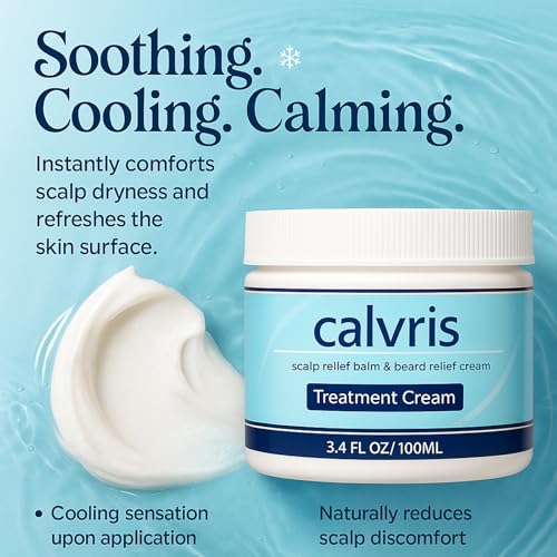 Calvris Scalp Relief Balm with Kudzu & Jojoba Extracts - 3.4 Fl Oz (Pack of 1)