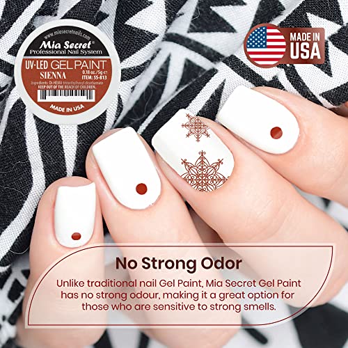 Mia Secret Professional Nail System UV/LED Gel Paint - 5 grams (Sienna)