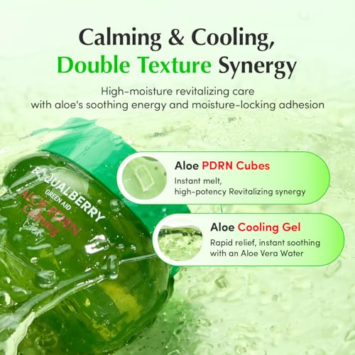 Calming Aloe PDRN Face Moisturizer for Oily Skin & Barrier Repair - Korean Skincare