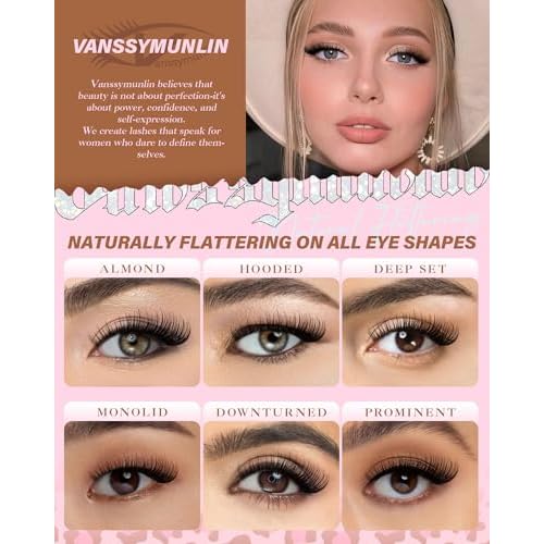 Short Wispy Lash Clusters 10-12-14mm Natural Eyelashes Clusters pesta?as postizas naturales C Curl Cluster Eyelash Extensions Fairy Lashes Clusters Lightweight Eyelash Clusters DIY Individual Lashes