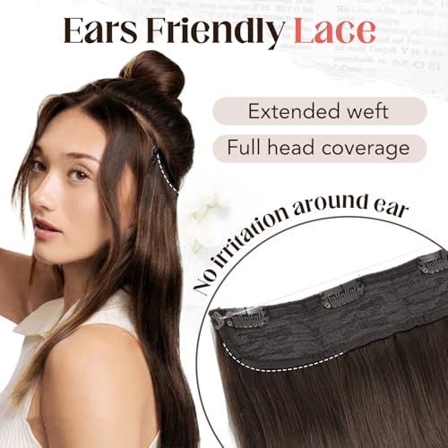 Wire Hair Extensions 85g 16 Inch Medium Dark Brown - Variation #4 18 Inch