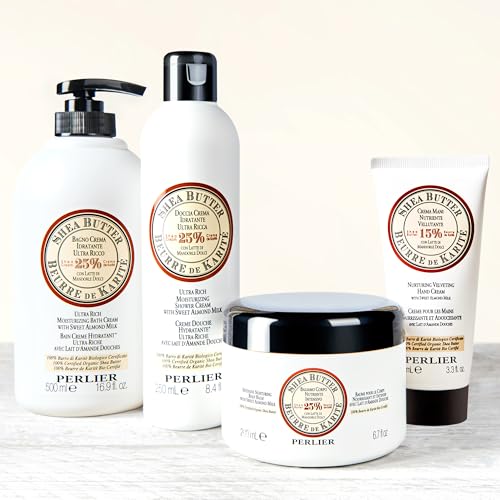 Perlier Shea Butter & Sweet Almond Milk Hand Cream - Almond Milk Variant, 3.3 fl oz