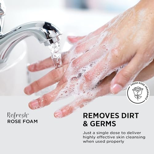 Refill Pack of 6 x 1L Enchanted Rose Foam Hand Soap - Skin Moisturizer & Eco-Friendly