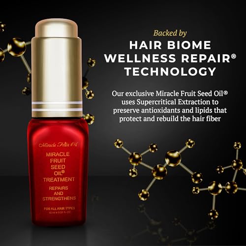Miracle Fruit Oil Hair Treatment - 15ml Nourishing Hair Oil for Damage & Growth