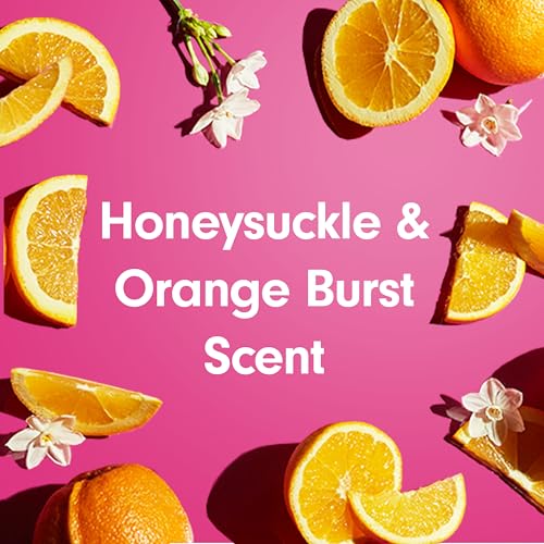 Softsoap Body Honeysuckle & Orange Burst Body Wash Pack of 4 - 20 Fl Oz Each