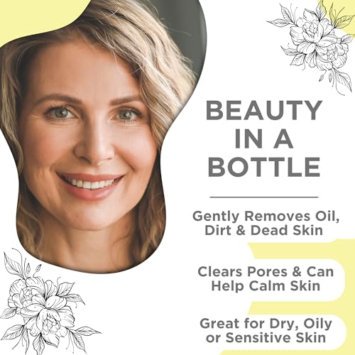 Gentle Face Exfoliator with Glycolic Acid & Aloe Vera - Hydrating & Pore-Clearing, 4 oz - Aloe Vera Variation