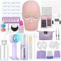 Purple Professional Eyelash Extension Starter Kit for Beginners | LZM