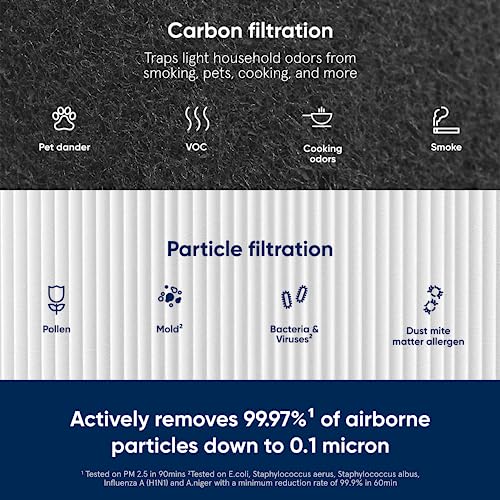 Blueair 211+ Auto Air Purifier Replacement Filter - Genuine, High-Performance