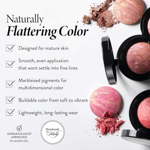Laura Geller Baked Blush Pink Grapefruit with Sculpting Angled Brush - Natural Radiance