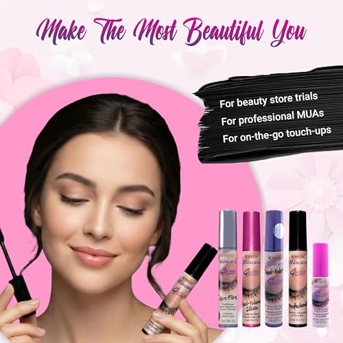 Mascara Set for Volume & Length - 5 Pack Deep Ebony Lash Makeup