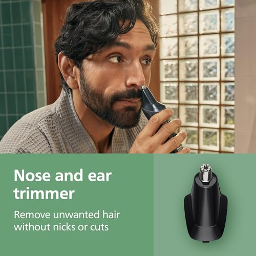 Norelco All-in-One 3000 Trimmer Black / MG3919/50 - 13 Pieces, Comfort Blades & 9 Settings