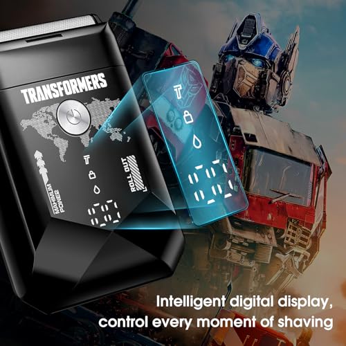 Transformers Electric Foil Shaver for Men - Portable Rechargeable Razor