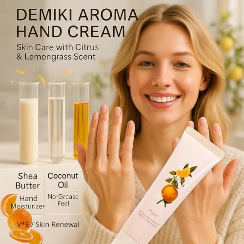 Shea Butter Hand Cream - Moisturizing Hand Lotion with Natural Oils, 1.7 fl oz x 2 (Travel Size)
