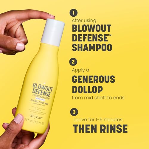 Drybar Blowout Defense Conditioner 8 fl oz – Strengthen, Detangle, Long-Lasting Blowouts