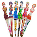 Tvoip 6Pcs Professional Girl Eyebrow Tweezer Stainless Steel Slanted Eyebrow Tweezers Eyebrows Hair Remover Tools Cosmetics Beauty (random color)