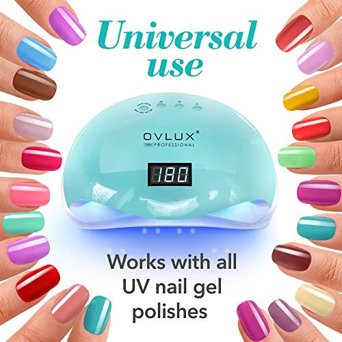 UV LED Nail Lamp 180W with Auto Sensor & LCD Display - Tiffany Variation