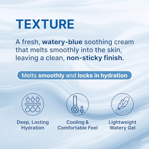 Mahalo Hawaii Marine Deep Hydra Cream ? 100H Moisture Lock-In Gel with Sea Minerals, Spirulina & 11-Type Hyaluronic Acid, Ultra Deep Hydration for Dry & Sensitive Skin, Korean Skincare, 50ml