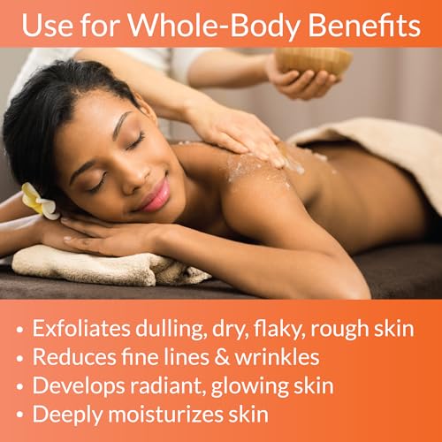 Organic Fiji Lemongrass Tangerine Body & Face Scrub - 20 oz with Coconut Oil - Variation of THIS listing