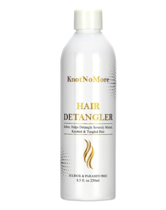 Knot No More Matted Hair Detangler for Extremely Tangled Hair - Sulfate & Silicone Free - 8.5 Fl Oz (250 ml) - Suitable for All Hair Types - Children & Adult Hair Detangler