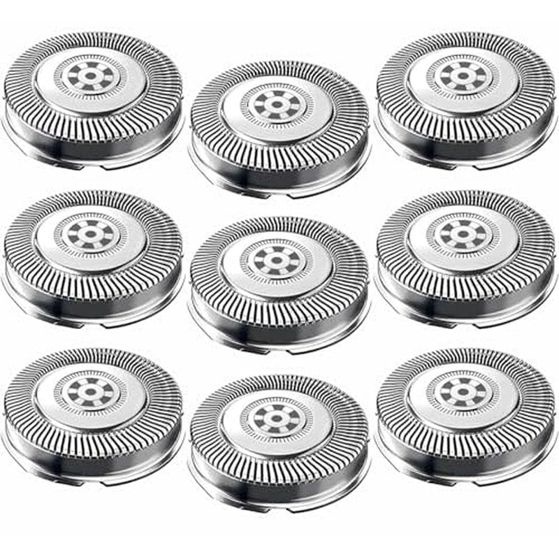 9 Pack SH71/52 Replacement Heads Compatible with Philips Norelco Series 7000 and Angle 5000 Series, SH71 Upgraded Replacement Blades Compatible with Philips Electric Shaving Series 7000 S7311 S7370