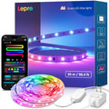 Lepro S1 100ft AI Smart LED Strip Lights with IC, WiFi Compatible, 2 Rolls of 50ft