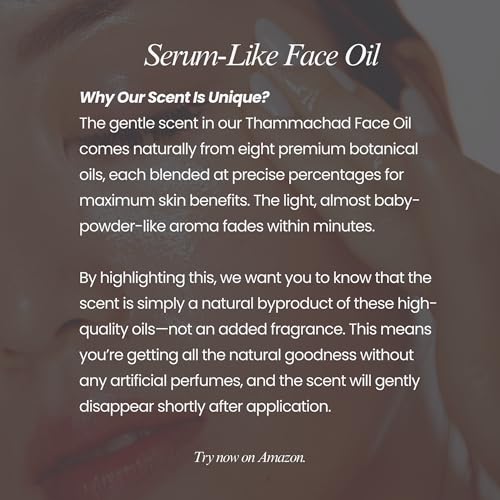 Thammachad Face Oil ? 8 Premium Botanical Oils for Radiance, Anti-Aging, Deep Hydration & Glow boost ? 100% Natural Blend | Non-Comedogenic ? Lightweight for All Skin Types ? 30ml